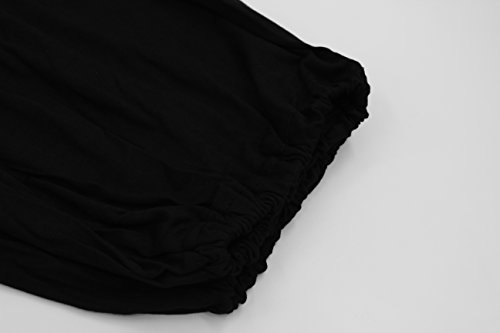 MESHIKAIER Pantalones harén supersuaves para hombre, pantalones de ocio, pantalones bombachos, pantalones de yoga, pantalones de deporte, para 4 estaciones Negro XXL MESHIKAIER Pantalones harén supersuaves para hombre, pantalones de ocio, pantalones bombachos, pantalones de yoga, pantalones de deporte, para 4 estaciones Negro XXL