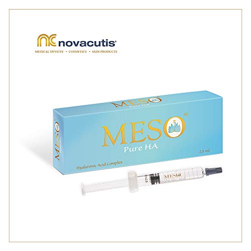 MESO Pure HA ácido hialurónico no reticulado (15 mg/ml) para tratamientos de microneedling y mesoterapia. Un complejo de ácidos hialurónicos de diferentes pesos moleculares (1x2.5 ml)