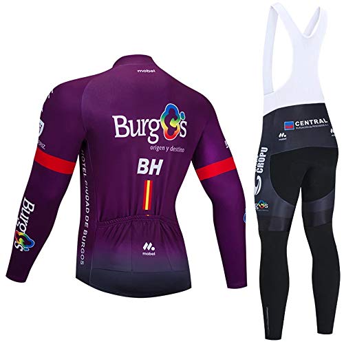 METAAN Equipo Profesional para Hombre Bicicleta MTB Bicicleta Invierno Ciclismo Térmico Jersey De Manga Larga Y Pantalón con Tirantes Conjunto De Traje con 3 Bolsillos METAAN Equipo Profesional para Hombre Bicicleta MTB Bicicleta Invierno Ciclismo Térmico Jersey De Manga Larga Y Pantalón con Tirantes Conjunto De Traje con 3 Bolsillos