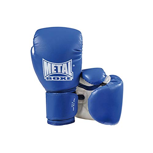 Metal Boxe – Guantes de Boxeo, color Negro, talla 4 oz