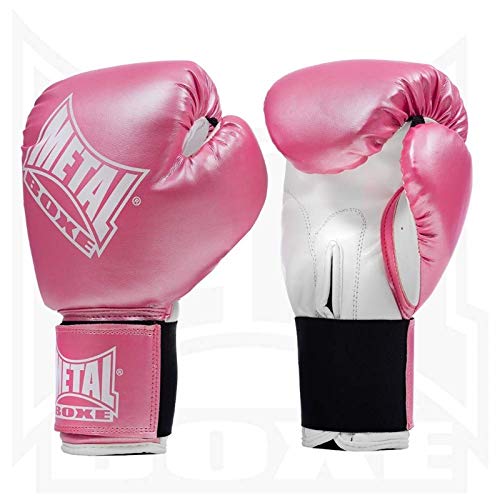 Metal Boxe – Guantes de Boxeo, color Negro, talla 4 oz