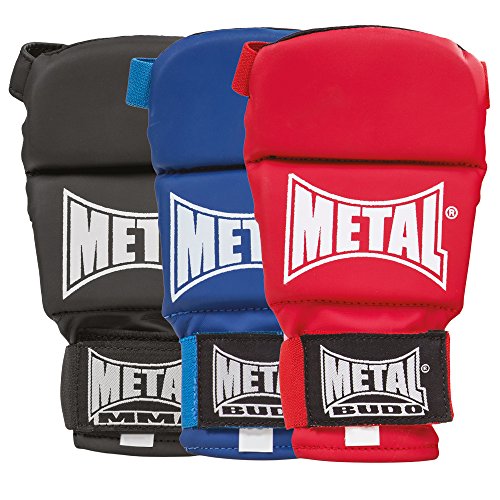 Metal Boxe Guantes de Boxeo Ju Jitu Unisex para Adulto, Negro, M