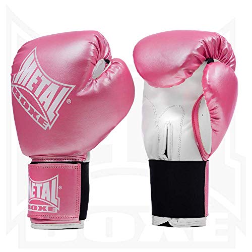 Metal Boxe Guantes De Iniciación Boxeo, Unisex, Rosa, 04oz