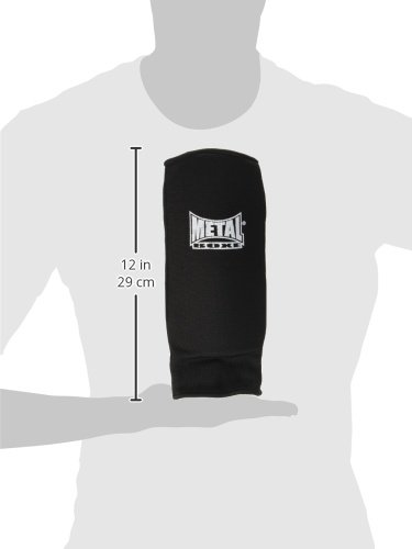 METAL BOXE MB148 - Protecciones de antebrazo para Artes Marciales, Color Negro, Talla S