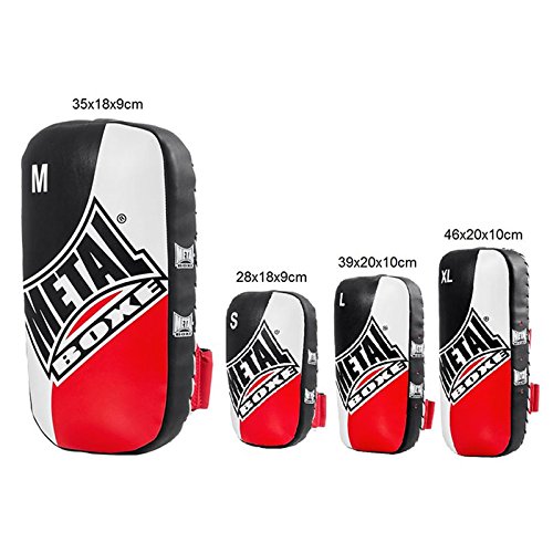 METAL BOXE mb172 pao de Boxeo combinada, MB172, Negro/Blanco/Rojo, Taille M