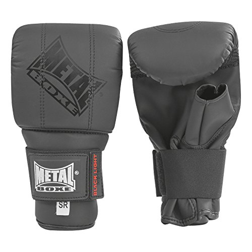 Metal Boxe MB201 - Guantes Unisex para Adulto, Color Negro