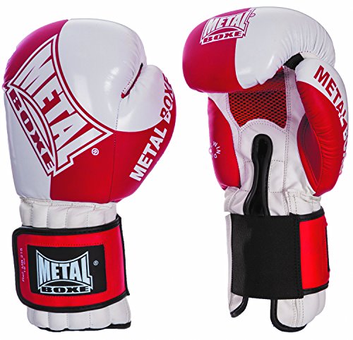 METAL BOXE Mb215 - Guantes Mixtos, Unisex Adulto, Color Rojo, tamaño Taille 12 oz