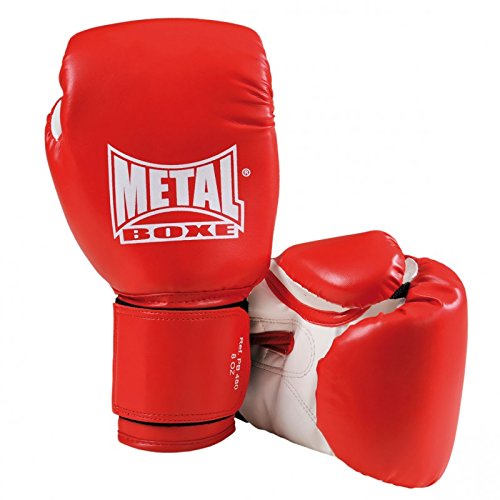 Metal Boxe MB221 - Guantes de boxeo, color rojo - rojo, tamaño 8 oz