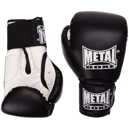 Metal Boxe PB480 - Guantes de Boxeo, Negro, Tamaño 10 oz