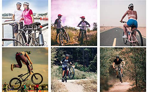 meteor Casco Bicicleta Helmet Bici Ciclismo para Jóvenes y Adulto Bicicleta Patineta Skate Patines Monopatines - Bici Accesorios - El diseño Ligero - Muchos Patrones - Marven