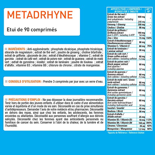 Methadryne – Quemador grasa Draina & elimina | pérdida de peso y eliminación | Quema grasa natural y eficaz para mujeres y hombres | 90 comprimidos – Laboratorio francés Eric Favre Methadryne – Quemador grasa Draina & elimina | pérdida de peso y eliminación | Quema grasa natural y eficaz para mujeres y hombres | 90 comprimidos – Laboratorio francés Eric Favre