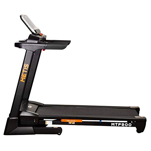 METIS Cinta de Correr MTF200 18 km/h │ Maquina de Cardio para Entrenar en Casa o en el Gimnasio – Plegable con Ruedas │ Andadora Eléctrica – 15 Programas Preestablecidas METIS Cinta de Correr MTF200 18 km/h │ Maquina de Cardio para Entrenar en Casa o en el Gimnasio – Plegable con Ruedas │ Andadora Eléctrica – 15 Programas Preestablecidas