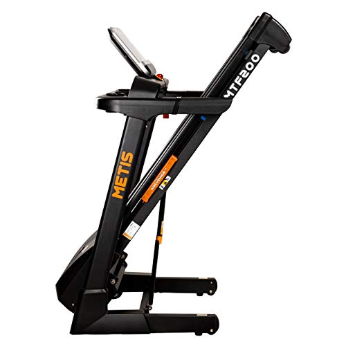METIS Cinta de Correr MTF200 18 km/h │ Maquina de Cardio para Entrenar en Casa o en el Gimnasio – Plegable con Ruedas │ Andadora Eléctrica – 15 Programas Preestablecidas METIS Cinta de Correr MTF200 18 km/h │ Maquina de Cardio para Entrenar en Casa o en el Gimnasio – Plegable con Ruedas │ Andadora Eléctrica – 15 Programas Preestablecidas
