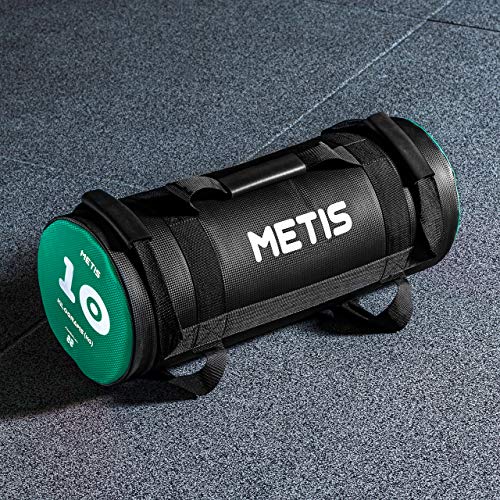 METIS Sacos Búlgaros – 5kg to 25kg | Sacos Lastrados de Fitness para Ganar Musculo, Equilibrio y Fuerza – Entrena en Casa y en el Gimnasio (15kg)