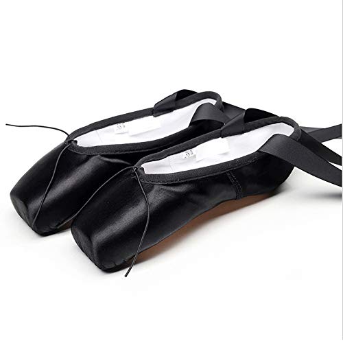 Mettime Zapatillas de Ballet de Punta Zapatos Satén/Lienzo con Puntera de Gel de Silicona/Esponja y Cintas para Niñas (por Favor Seleccione una Talla más Grande) Mettime Zapatillas de Ballet de Punta Zapatos Satén/Lienzo con Puntera de Gel de Silicona/Esponja y Cintas para Niñas (por Favor Seleccione una Talla más Grande)