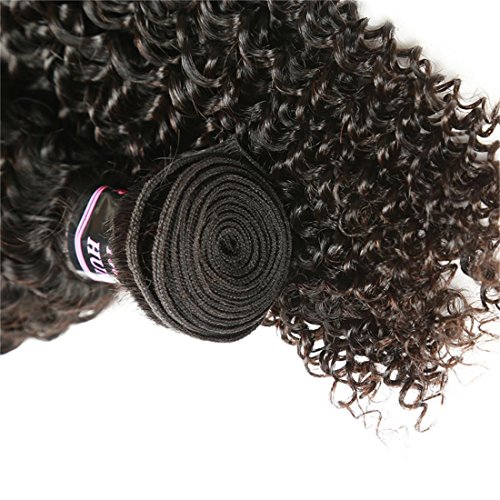 Meydlee 1 PC 1oo la extensión del pelo rizado rizado humano barato 1 Paquete de Remy de la Virgen del pelo humano de la armadura de la trama de 100 gramos de negro de Natural , 28inch