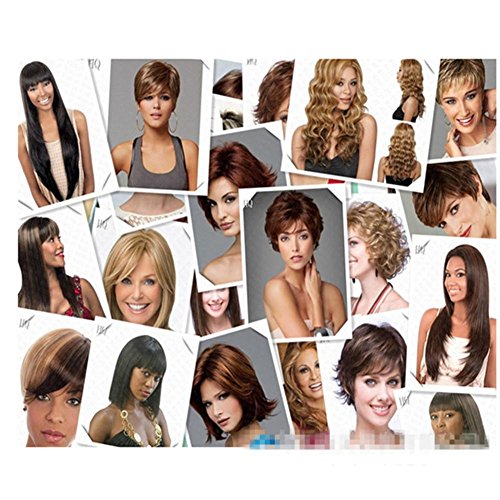 Meylee Pelucas Moda Anti Corto Rubia Peluca de Las señoras Alicia Straight Meylee Pelucas Moda Anti Corto Rubia Peluca de Las señoras Alicia Straight