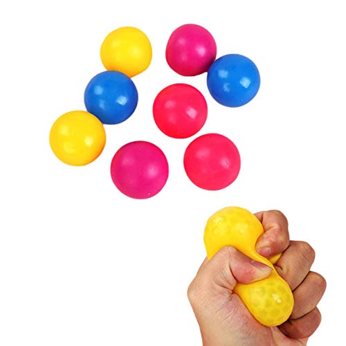 MezoJaoie Sticky Globbles Ball Stress Toy Fluorescente Sticky Wall Ball, Sticky Target, Ball Descompression Toy, Stress Relief Balls Toy para aliviar el estrés y Mejorar el Enfoque (1 Bola)