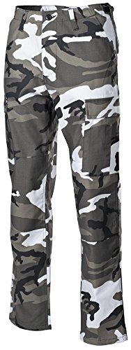 MFH Pantalones de Combate del Ejército de los EE.UU. Reforzados con Refuerzo de Rodilla y glúteos (Urban/XXL)