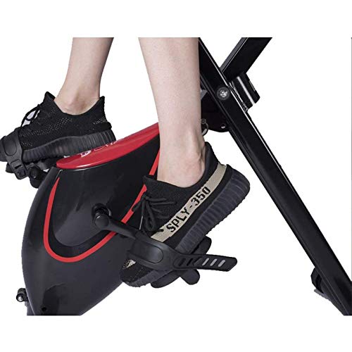 MGIZLJJ Bicicleta de ejercicio en bicicleta de múltiples funciones que hace girar la bicicleta estática con respaldo, Inicio suave del amortiguador de la bicicleta, de gimnasio en casa Cardio entrenam