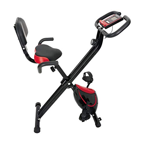 MGIZLJJ Bicicleta de ejercicio en bicicleta de múltiples funciones que hace girar la bicicleta estática con respaldo, Inicio suave del amortiguador de la bicicleta, de gimnasio en casa Cardio entrenam