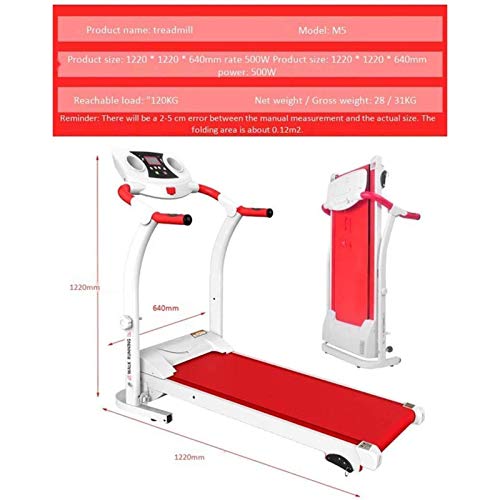MGIZLJJ Cinta de Correr Plegable Bueno for/Casa Aptitud eléctrica compacta Ejercicio Corriente de la máquina con el Manillar de Seguridad y Pantalla LCD Caminar Control fácil de la máquina for Uso d MGIZLJJ Cinta de Correr Plegable Bueno for/Casa Aptitud eléctrica compacta Ejercicio Corriente de la máquina con el Manillar de Seguridad y Pantalla LCD Caminar Control fácil de la máquina for Uso d
