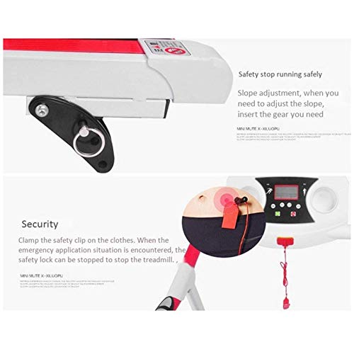 MGIZLJJ Cinta de Correr Plegable Bueno for/Casa Aptitud eléctrica compacta Ejercicio Corriente de la máquina con el Manillar de Seguridad y Pantalla LCD Caminar Control fácil de la máquina for Uso d MGIZLJJ Cinta de Correr Plegable Bueno for/Casa Aptitud eléctrica compacta Ejercicio Corriente de la máquina con el Manillar de Seguridad y Pantalla LCD Caminar Control fácil de la máquina for Uso d