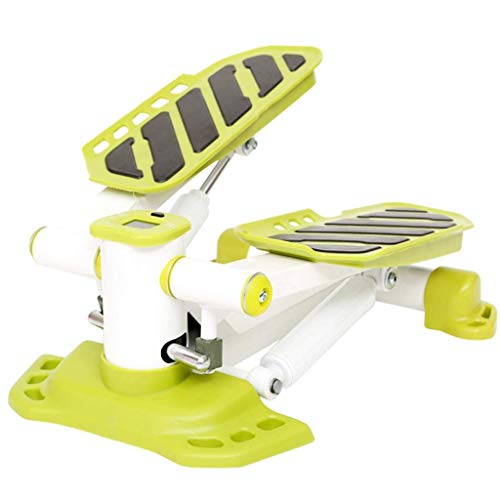 MGIZLJJ Máquinas de Step Aptitud Paso a Paso, aparatos de Gimnasia Paso máquina con torcer Acción Llevado Elegante Contando Pantalla Doble hidráulico de diseño de Resistencia Paso a Paso