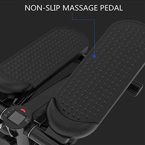 MGIZLJJ Máquinas de Step Steppers Mini Stair Stepper, Equipo de Gimnasio Twist Silent Giro, Cilindro Hidráulico Doble Absorción, Adecuado for Sala de Estar, Oficina, Gimnasio