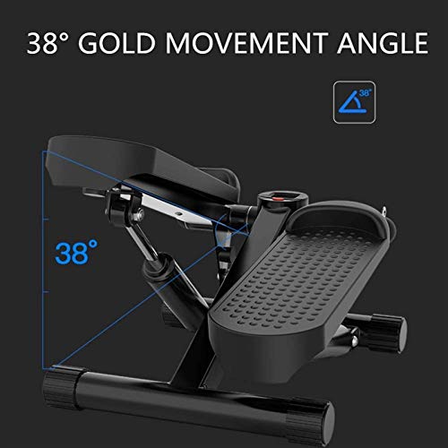 MGIZLJJ Máquinas de Step Steppers Mini Stair Stepper, Equipo de Gimnasio Twist Silent Giro, Cilindro Hidráulico Doble Absorción, Adecuado for Sala de Estar, Oficina, Gimnasio