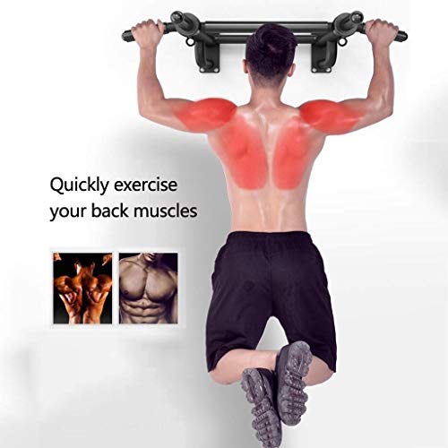 MGIZLJJ Multi-función de Hogares Pull-Up Bar de Montaje en Pared Diseño cómodo de Usar una Buena Estabilidad (Color : White) MGIZLJJ Multi-función de Hogares Pull-Up Bar de Montaje en Pared Diseño cómodo de Usar una Buena Estabilidad (Color : White)
