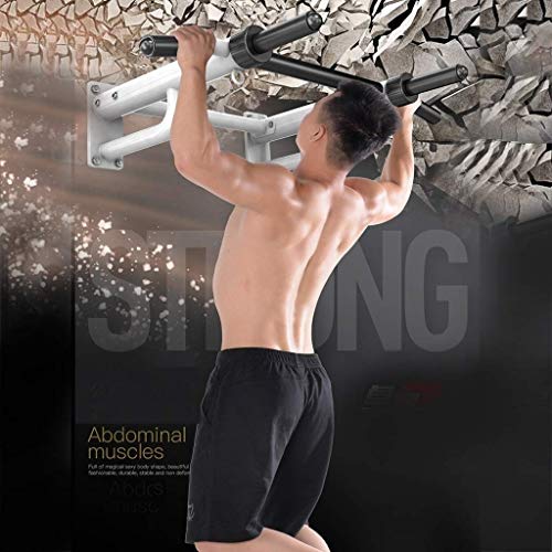 MGIZLJJ Multi-función de Hogares Pull-Up Bar de Montaje en Pared Diseño cómodo de Usar una Buena Estabilidad (Color : White) MGIZLJJ Multi-función de Hogares Pull-Up Bar de Montaje en Pared Diseño cómodo de Usar una Buena Estabilidad (Color : White)