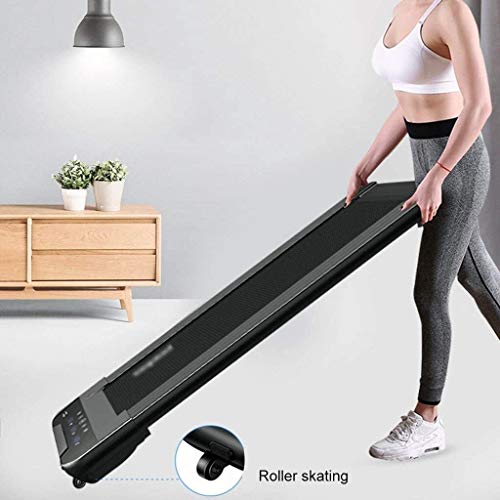 MGIZLJJ Tredmills for Ejecutar Cintas de Correr Cinta de Correr Plegable Bueno for/Casa Aptitud eléctrica compacta Ejercicio Corriente de la máquina con el Manillar de Seguridad y Pantalla LCD de fá