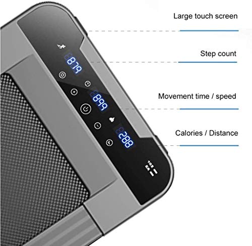 MGIZLJJ Tredmills for Ejecutar Cintas de Correr Cinta de Correr Plegable Bueno for/Casa Aptitud eléctrica compacta Ejercicio Corriente de la máquina con el Manillar de Seguridad y Pantalla LCD de fá