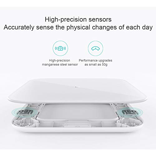 Mi Body Composition Scale 2 Blanco Sensor en Forma de G/Chip BIA de Alta precisión / 13 Datos corporales/Prueba de Capacidad de Equilibrio