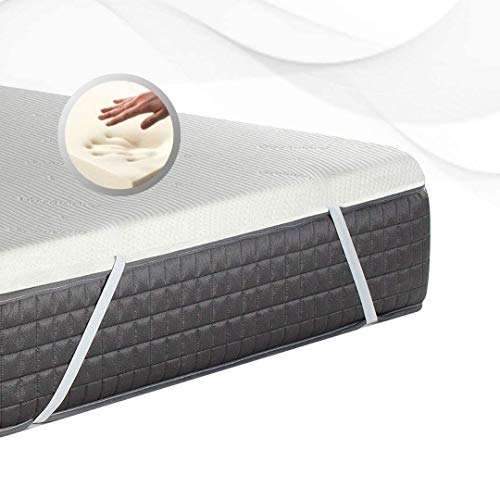 MICAMAMELLAMA Topper viscoelástico Cubrecolchon - Grosor 6CM (150x190x6) MICAMAMELLAMA Topper viscoelástico Cubrecolchon - Grosor 6CM (150x190x6)