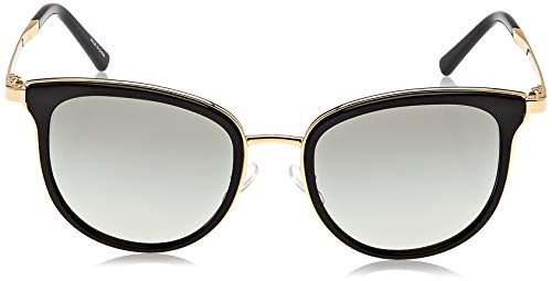 MICHAEL KORS Adrianna I, Gafas de Sol Unisex-Adulto, Negro (Black/Gold 110011), 54 MICHAEL KORS Adrianna I, Gafas de Sol Unisex-Adulto, Negro (Black/Gold 110011), 54