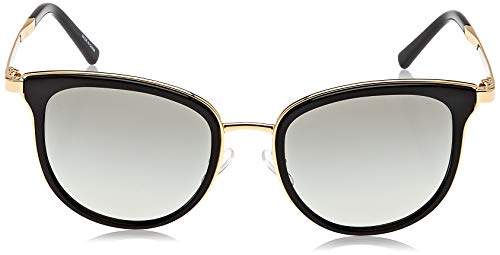 MICHAEL KORS Adrianna I, Gafas de Sol Unisex-Adulto, Negro (Black/Gold 110011), 54