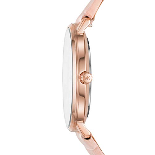 Michael Kors Reloj Analógico para Mujer de Cuarzo con Correa en Cuero MK2775