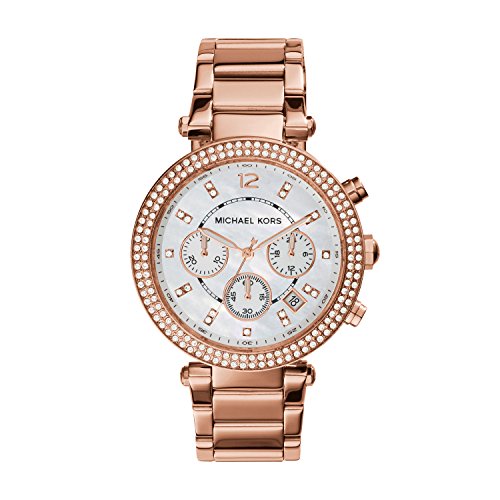 Michael Kors Reloj Cronógrafo para Mujer de Cuarzo con Correa en Acero Inoxidable MK5491