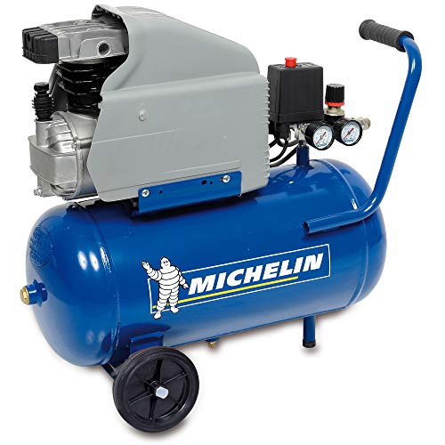 MICHELIN 9108010000 MB24-Compresor Resistente para Aplicaciones comerciales Simples, 1500 W, 230 V, Azul