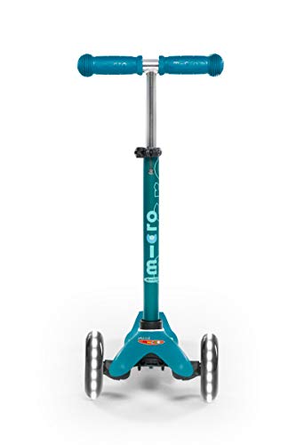 Micro® Mini Deluxe LED, Original Design, 2-5 Años, Peso 1,95kg, Carga Máx. 50Kg, Altura 48-68 cm, Patinete 3 Ruedas con iluminación LED, Rodamientos ABEC9, Plataforma Antideslizante. (Aqua) Micro® Mini Deluxe LED, Original Design, 2-5 Años, Peso 1,95kg, Carga Máx. 50Kg, Altura 48-68 cm, Patinete 3 Ruedas con iluminación LED, Rodamientos ABEC9, Plataforma Antideslizante. (Aqua)