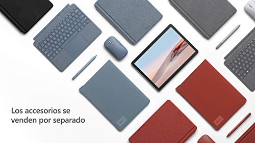 Microsoft Surface Go 2 Ordenador portátil 2 en 1 de 10.5 pulgadas Full HD, Wifi, Intel Pentium Gold 4425Y, 4 GB RAM, 64 GB eMMC, Windows 10 Home Platino