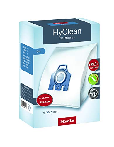 Miele 9917730 - Pack De 4 Bolsas De Aspirador G/N Hyclean Eficiencia 3D