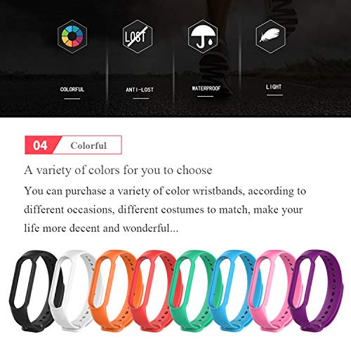 Mijobs 23 Piezas = 18 Piezas + 5 TPU Piezas Protector, Correas para Mi Band 5 Pulsera de Repuesto Pulseras de Silicona Correas de Deportivas Compatible con Xiaomi Band 5 Pulseras