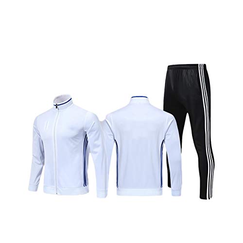 Mikelabo - Conjunto de Entrenamiento de Camiseta de fútbol de Manga Larga para Hombre chándales completos Pantalones de Jogging Sudaderas de Gimnasia Conjunto de Entrenamiento