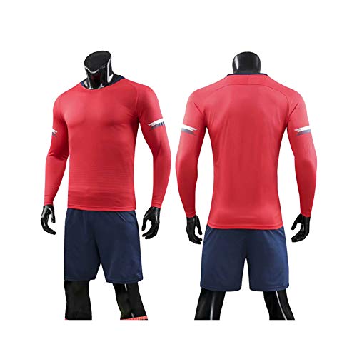 Mikelabo - Conjunto de Entrenamiento de Camiseta de fútbol de Manga Larga para Hombre chándales completos Pantalones de Jogging Sudaderas de Gimnasia Conjunto de Entrenamiento