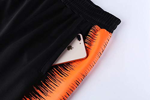 Mikelabo - Conjunto de Entrenamiento de Camiseta de fútbol de Manga Larga para Hombre chándales completos Pantalones de Jogging Sudaderas de Gimnasia Conjunto de Entrenamiento