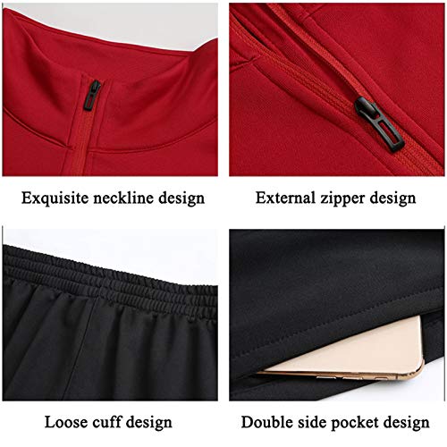 Mikelabo - Conjunto de Entrenamiento de Camiseta de fĂștbol de Manga Larga para Hombre chĂĄndales completos Pantalones de Jogging Sudaderas de Gimnasia Conjunto de Entrenamiento Mikelabo - Conjunto de Entrenamiento de Camiseta de fĂștbol de Manga Larga para Hombre chĂĄndales completos Pantalones de Jogging Sudaderas de Gimnasia Conjunto de Entrenamiento