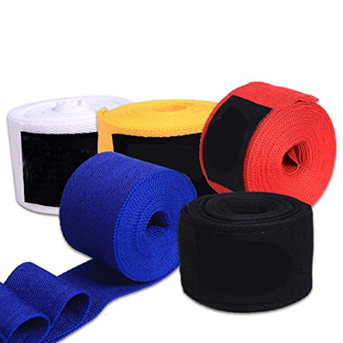 Mikelabo Guantillas MMA Wrist Wraps Boxeo Entrenamiento Vendas Boxeo Hombre/Mujer Comba Boxeo ，Mmay Artes Marciales-Vendas Elásticas De 3/5 Metros